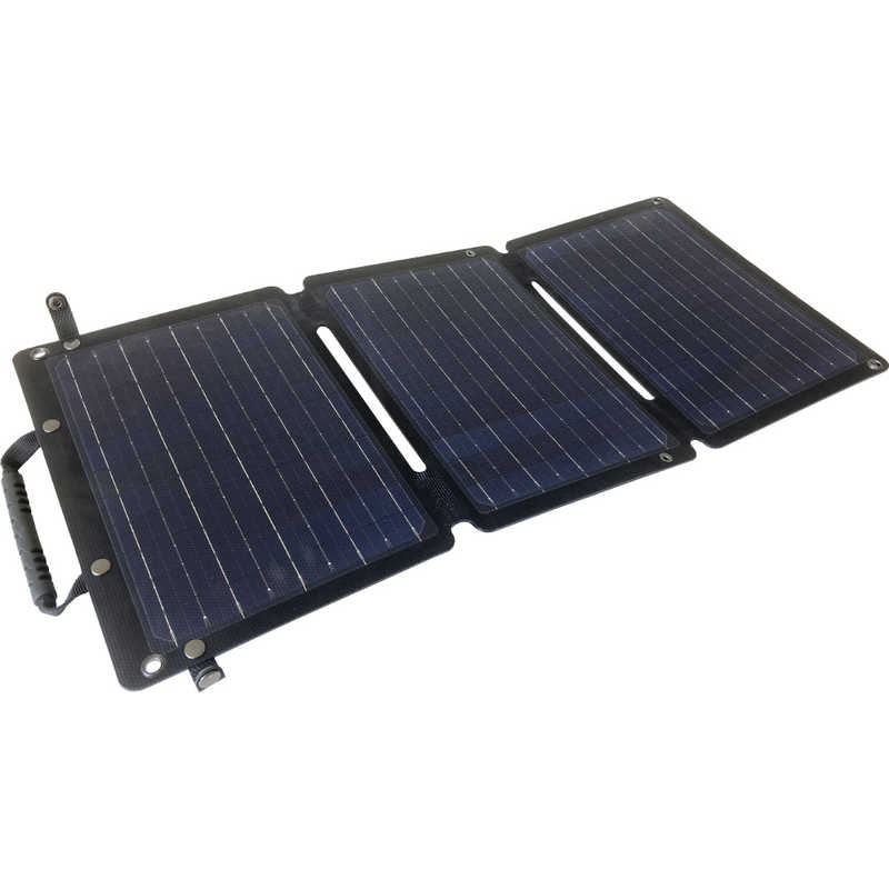 多摩電子工業　ソーラー充電器 30W ブラック　TSK130K
