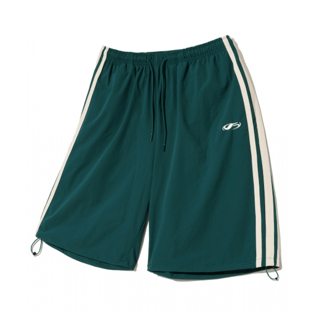 フィルミネイトナイロンテープショーツ-ブルーグリーン