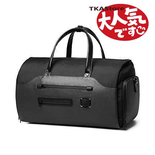 【急速出荷!】ガーメントバッグ 50L大容量 スーツ収納靴収納ダッフルスーツカバー 型くずれ防止ボストンバッグ 出張用ビジネスバッグ リュックサック 防水防塵ショルダーバッ