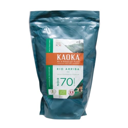 業務用 製菓用オーガニックチョコレート KAOKA カオカ リオアリバ カカオ分70% 1kg 前名称:エクアトゥール