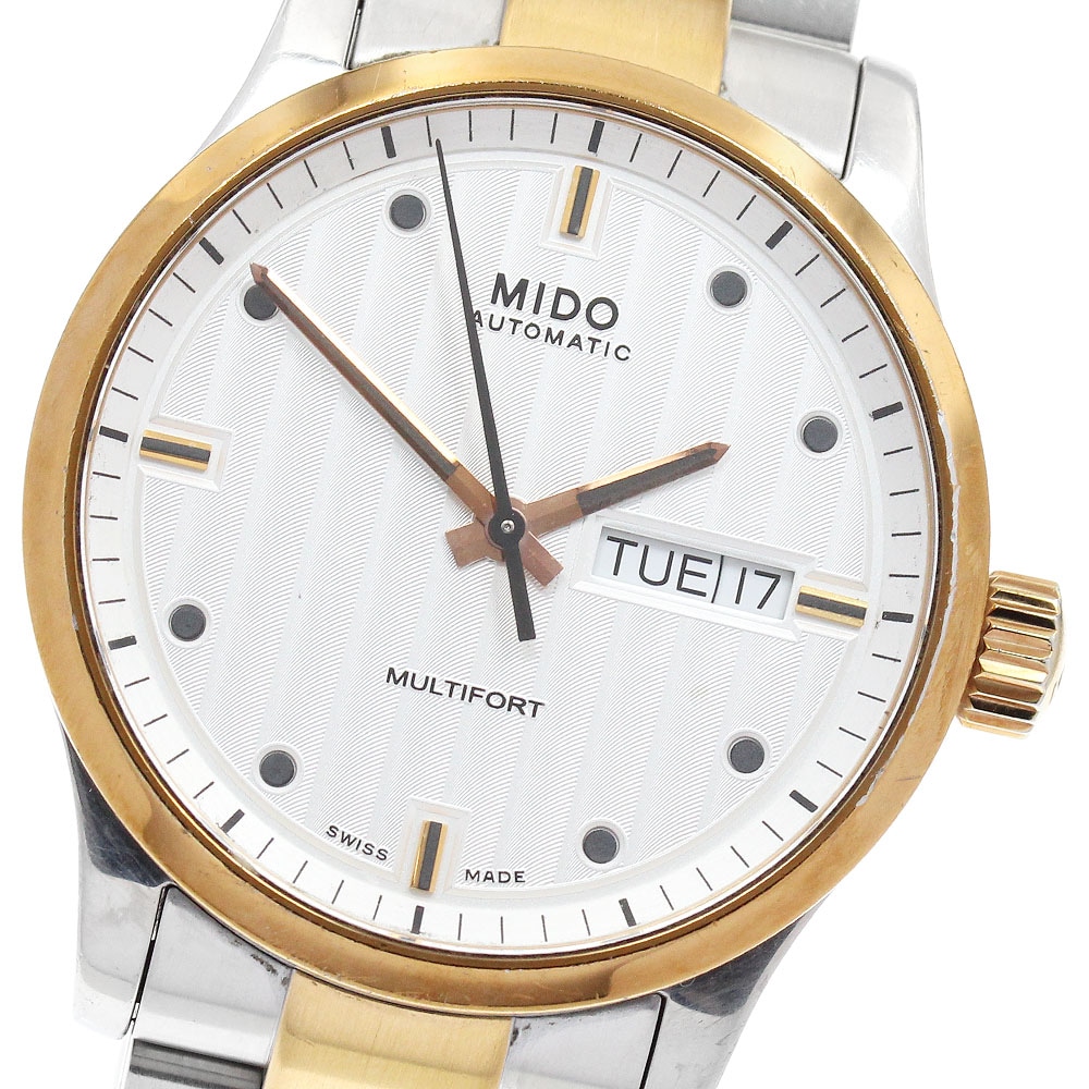 ミドー MIDO M005830A マルチフォート デイデイト 自動巻き メンズ _949555【中古】