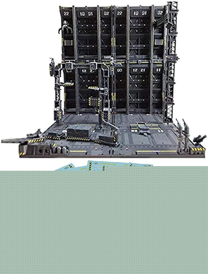 プラモデル ジオラマベース 格納庫 模型 展示 基地 戦艦 ドック 背景