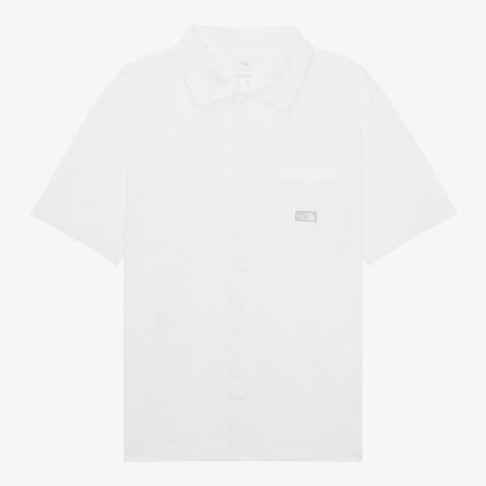 [ノースフェイス公式] NH8SR01C メンズフロスト半袖シャツ_ホワイト