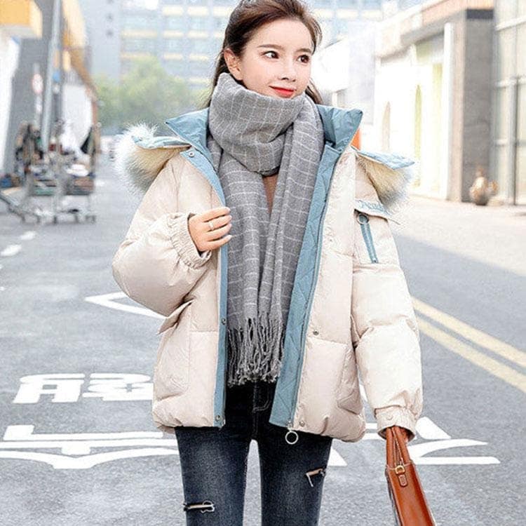 大人の魅力 秋冬　ダウンコート レディース ダウンコート ショート フード付き レディース ダウンジャケット ショート丈　コート アウター 中綿 軽量 5,300円