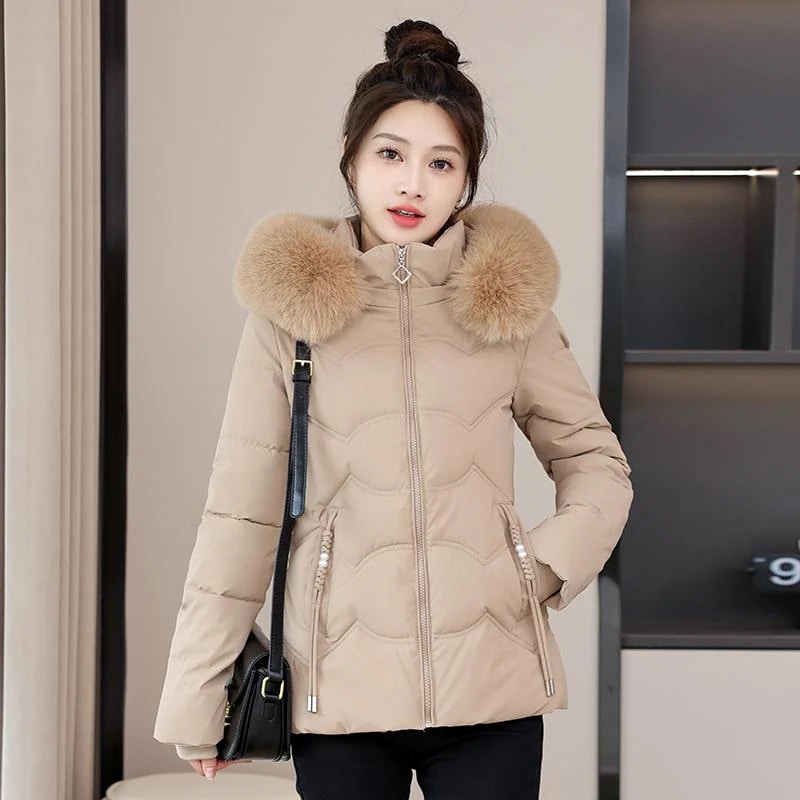 秋服 レディース ファッション オシャレ カワイイ シンプル 大人カワイイ 大きいサイズ ダウン コットンコート スリム 暖かい 子供 綿 ジャケット