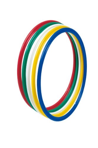 サイズ：外径60cm TOEI LIGHT(トーエイライト) フラットフープ 5色1組(青緑赤