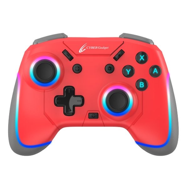 SWITCH用ゲーミングコントローラー ミニHG 無線タイプ 緋色 CY-NSOGCMWL-SC