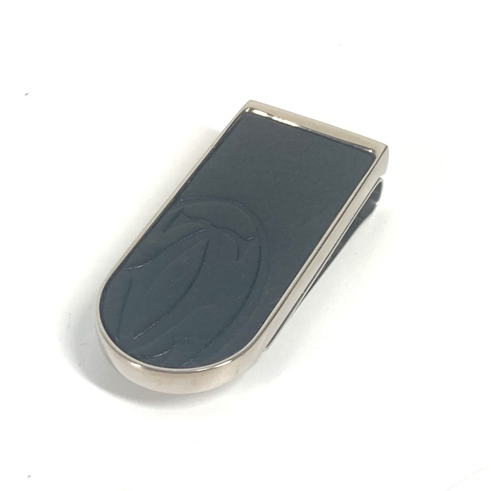 マネークリップ ロゴ 財布 SS ブラック