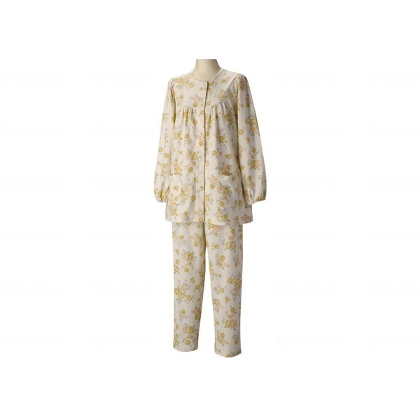 長袖パジャマ 婦人セット 通年用 クリーム S TB2807 メーカー直送