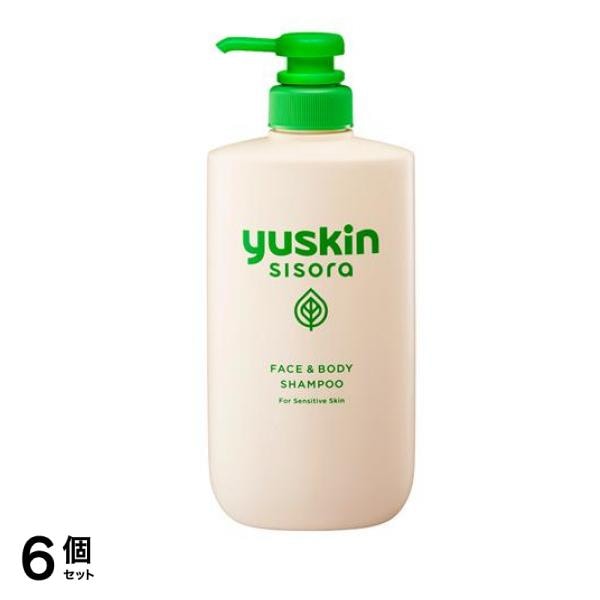 ユースキン シソラ ボディシャンプー ポンプ付きボトル 500mL 6個セット