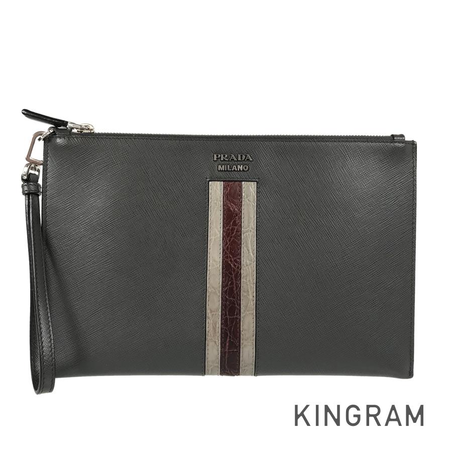 サフィアーノ 2NH005 クラッチバッグ sh【中古】