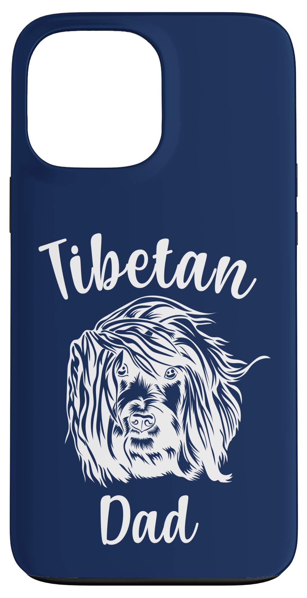 チベットのお父さんかわいいチベットテリア スマホケース iPhone 13 Pro Max 用