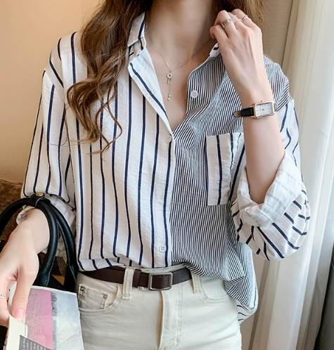 レディース トップス シャツ 長袖 襟付き 角襟 ストレート ポケット 切り替えデザイン 大人可愛い きれいめ カジュアル 上品 おしゃれ かっこいい ラフ ボーイッシュ ルーズ 個性的