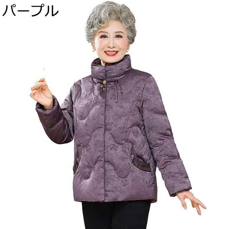 レディースジャケット レディース アヒル羽毛 90％ダウン ダウン入れジャケット 花 花柄 プリント 長袖 冬用 暖か 防寒 コート 用 おしゃれ トレンド 流行り ファッション 職場 通勤 会社