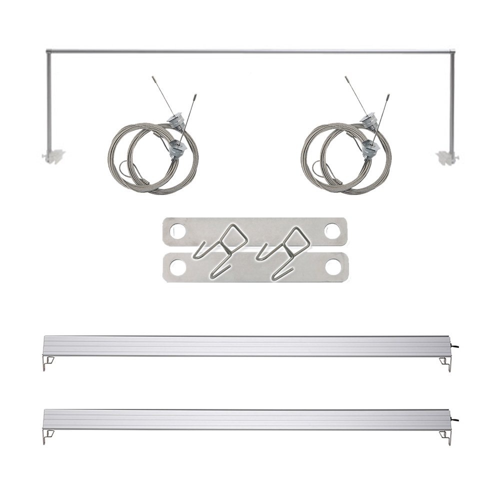 アクロ　ＴＲＩＡＮＧＬＥ　ＬＥＤ　ＧＲＯＷ＆ＢＲＩＧＨＥＴ　１２００　吊り下げ用ライトスタンドセット　アクアリウム　水槽　照明　ＣＲＣ10―15―10―60―10