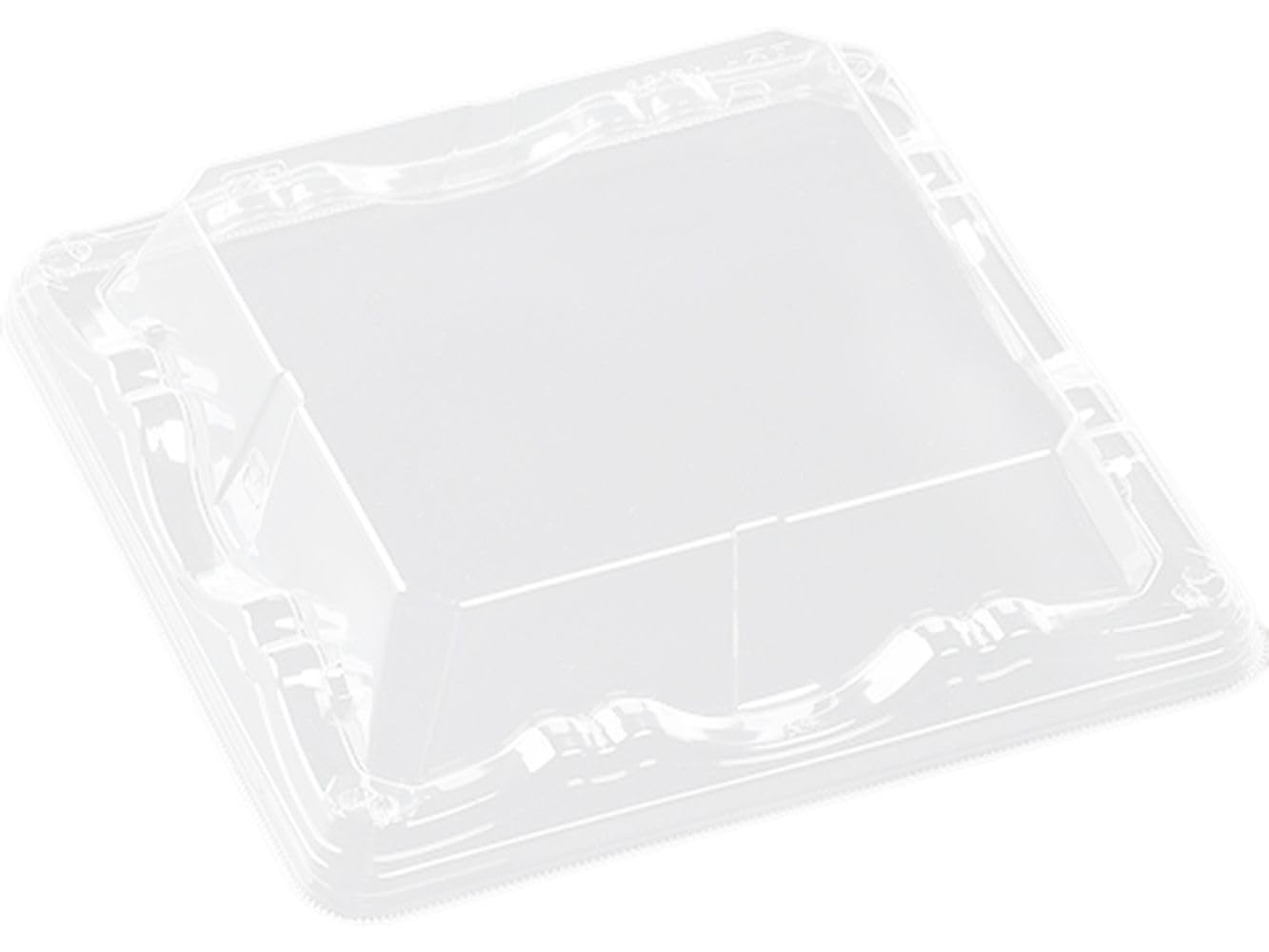 【ケース販売】 エフピコ(Fpco) T-大波皿3-3嵌合蓋 透明 900枚入 0D69