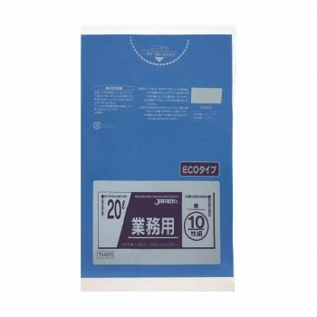 ジャパックス スタンダードポリ袋20L 青 10枚x60冊 TM26