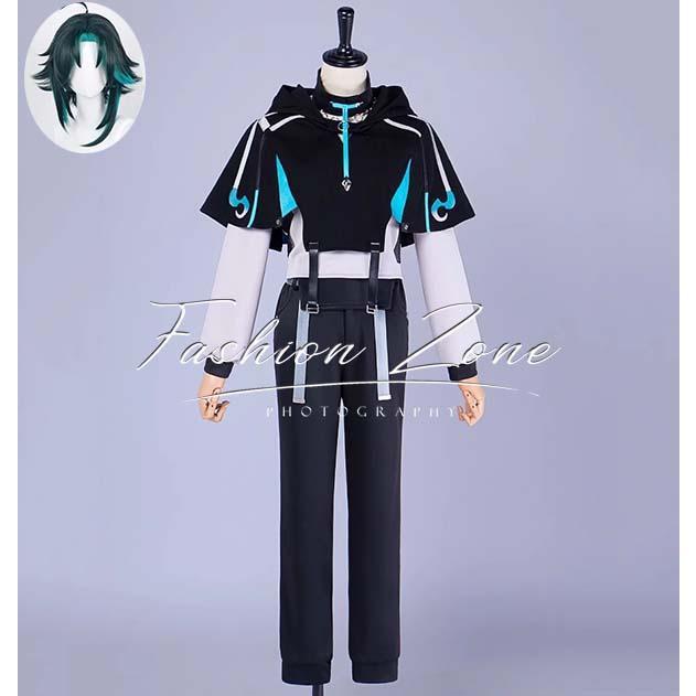人気新作N0.1原神 げんしん しょう Xiao コスプレ 衣装 ウィッグ cosplay ハロウィン 演出服 変装