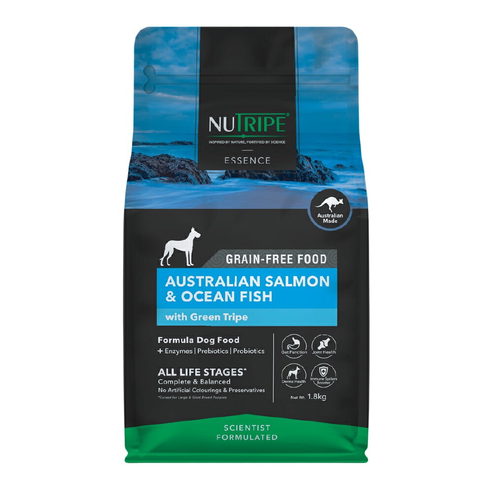 ニュートライプ　エッセンス　サーモン＆フィッシュｗｉｔｈグリーントライプ　1.8kg(ドッグフード)【正規品】