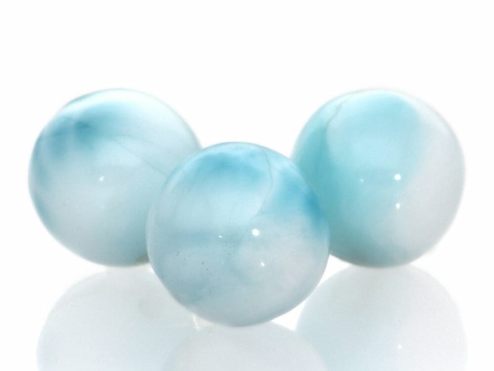 1粒売り ラリマー 14mm パワーストーン バラ売り 天然石 パワーストーン ばら売り ビーズ 穴あき 1玉売り アクセサリー パーツ ハンドメイド アクセサリーパーツ 材料 天然石ビーズ パワース