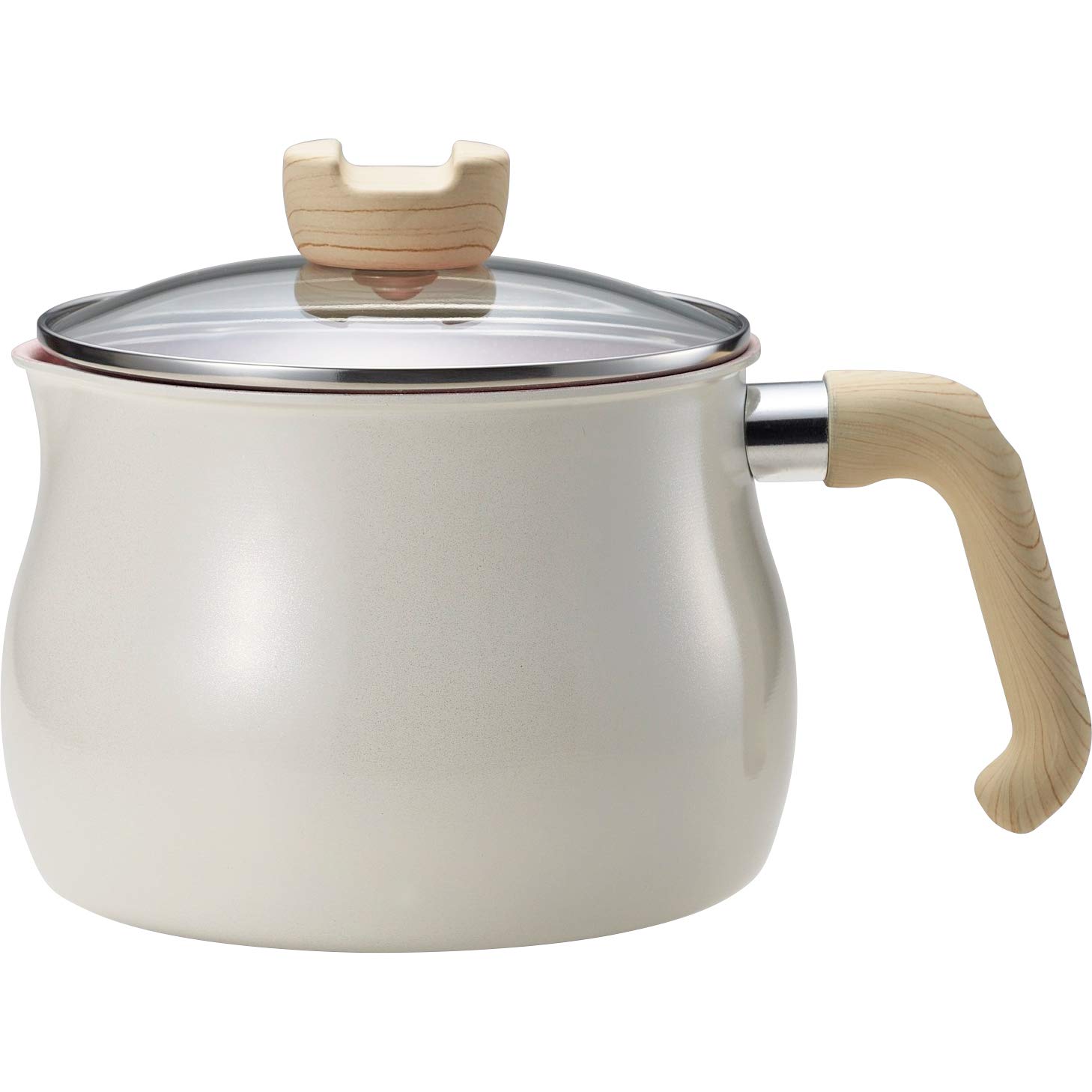 和平フレイズ マルチポット Lサイズ 14cm 3L (4人分まで) ホワイト 7つの使い方 煮る 茹でる 沸かす 炊く 炒める 揚げる 和える IH対応 ふっ素樹脂加工 トゥーメイ チャーム To