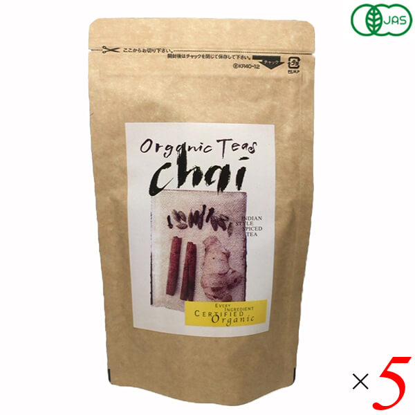 有機チャイ 60g 5個セット Sungarden Tea オーガニック 茶葉 スパイス