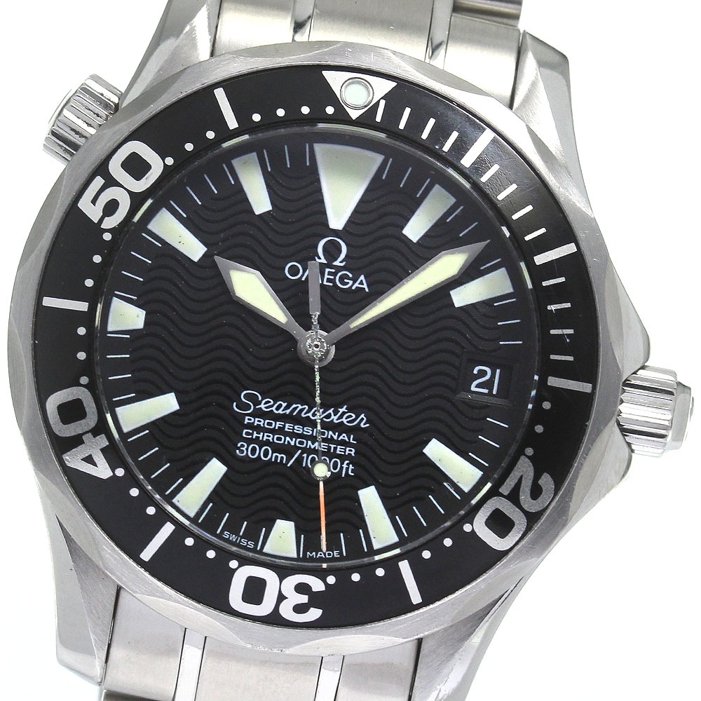 オメガ OMEGA 2252.50 シーマスター300 デイト 自動巻き ボーイズ _810937【中古】