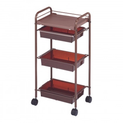 サロン向け C-213 セット台 クリアブラウン 12137