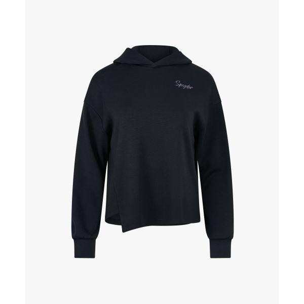 女性用モダールフード付きTシャツ SPKFCNHD352WBLK 3607037