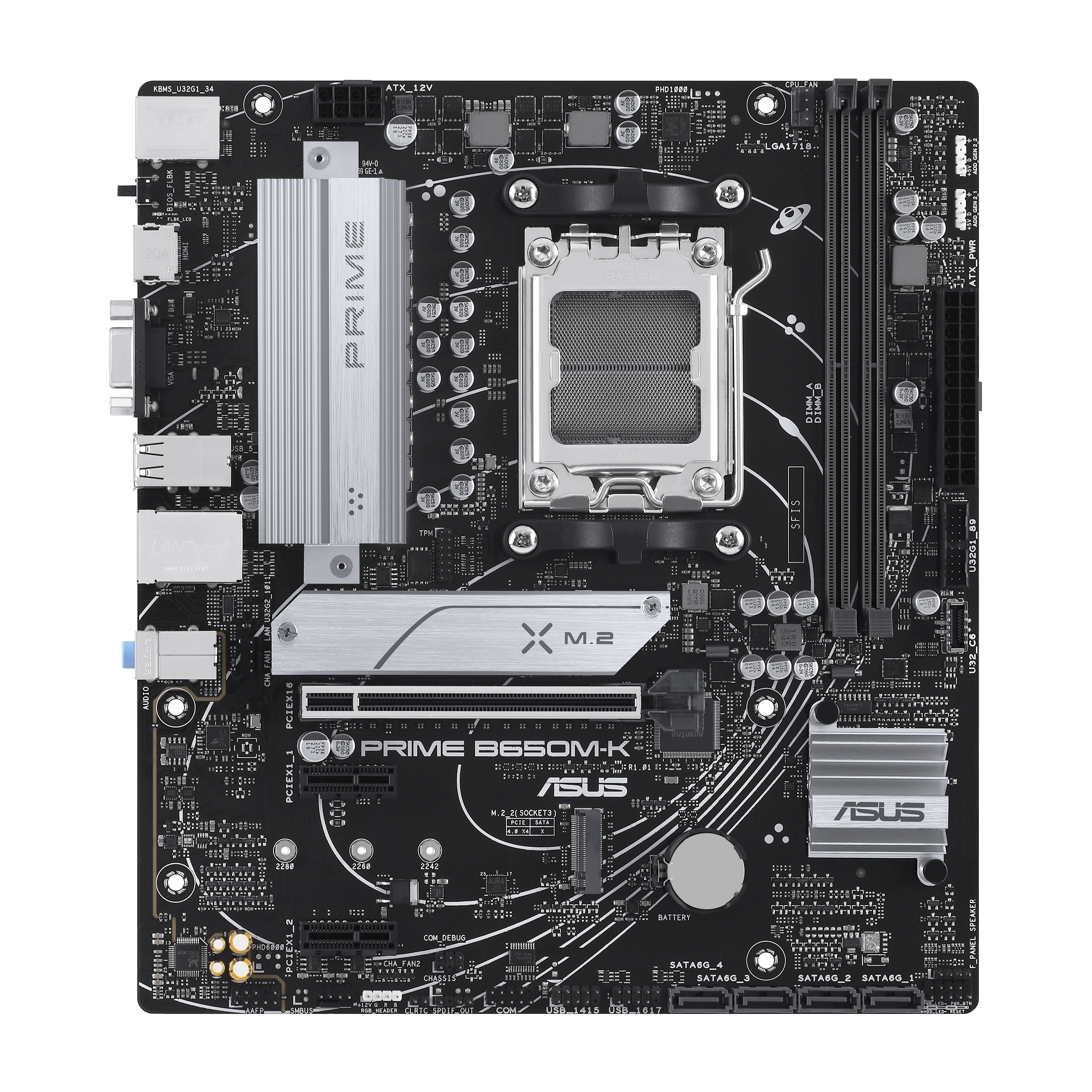 ASUS PRIME B650M-K Socket AM5 B650 DDR5 S-ATA 6Gb/