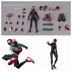 アクロスザユニバース スパイダーマン マイルズモラレス 可動式箱入りフィギュア