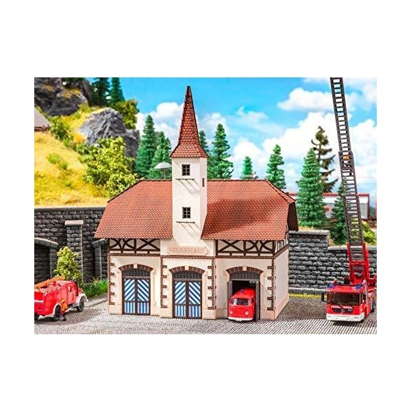 Noch 63380 Fire Station with micro-sound Siren Coloured 並行輸入品
