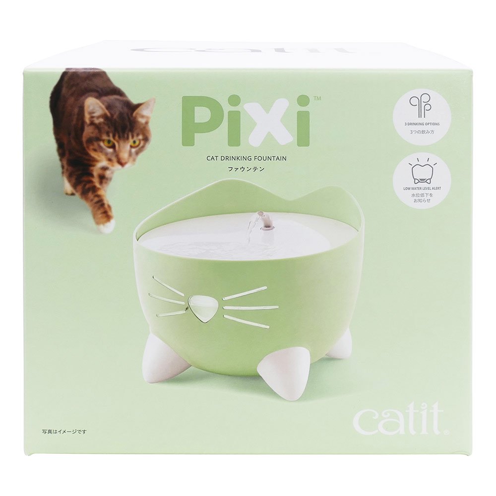 給水器　Ｃａｔｉｔ（キャットイット）　Ｐｉｘｉ　ファウンテン　グリーン　ＣＲＣ30―38―10―00―00