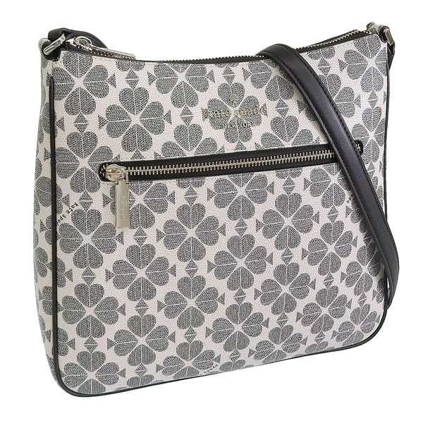 ケイトスペード バッグ レディース ショルダーバッグ アウトレット ブラックマルチ スペードフラワー コーテッドキャンバス スウィングパック クロスボディ spade flower spade flo