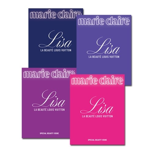 [4種セット] 韓国女性雑誌 marie claire SPECIAL BEAUTY ISSUE 2025 (BLACKPINKのリサ表紙4種セット)