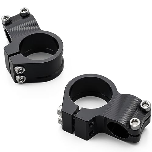 デイトナ(Daytona) 削り出し セパレートハンドル用 クランプ左右セット フォーク径 φ41m