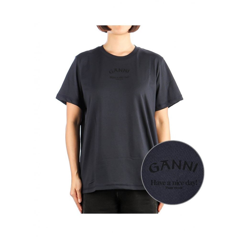 ガニ 24SS レディースショートスリーブ T シャツ