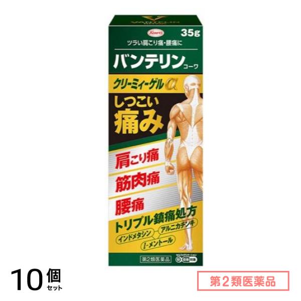 第２類医薬品 コーワクリーミィーゲルα 35g 10個セット