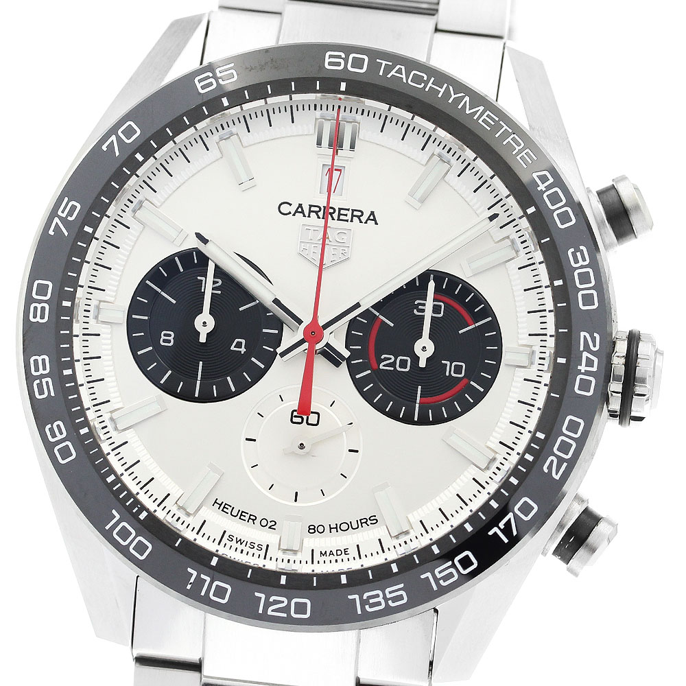 タグホイヤー TAG HEUER CBN2A1D カレラ スポーツクロノグラフ 自動巻き メンズ 美品 箱・保証書付き_899931【中古】