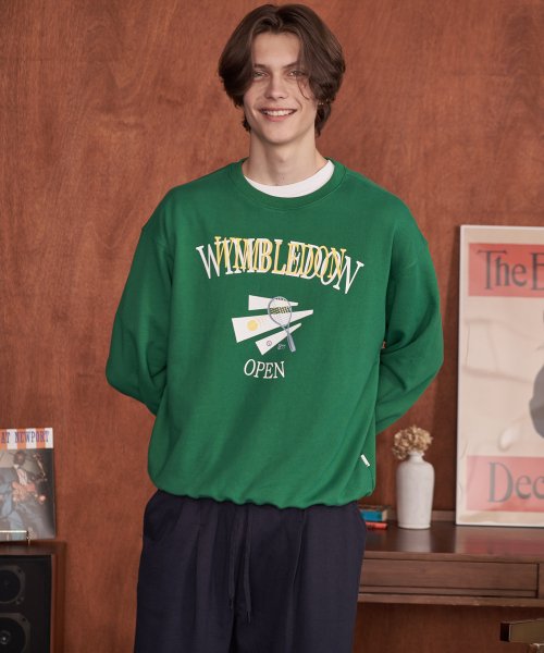専門店では Wimbledon [Green] sweatshirt トレーナー