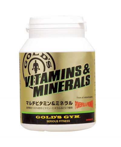 他サイト： ゴールドジム(GOLDS GYM) マルチビタミン&ミネラル 180粒の商品画像