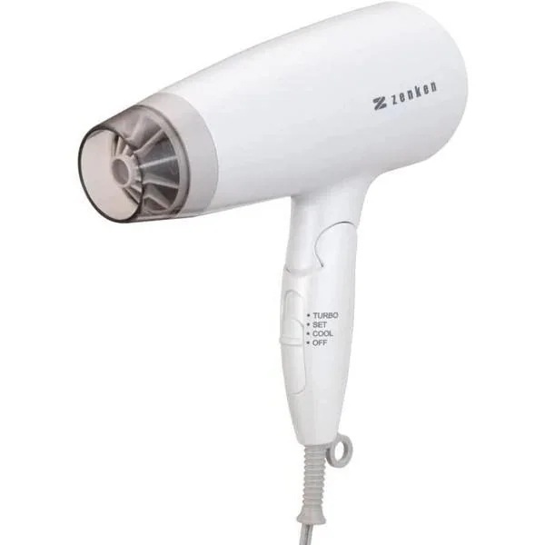 ゼンケン ドライヤー 電磁波カット 電磁波低減ヘアケアドライヤー ZD-750W ホワイト Zenken