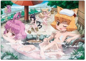 猫神やおよろず デスクマット