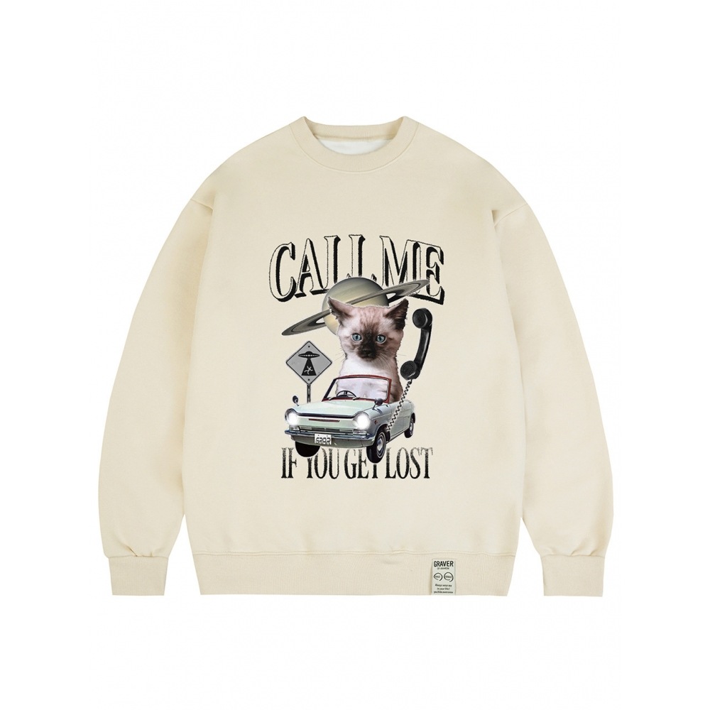 グレイバーコールミースウェットシャツクリーム