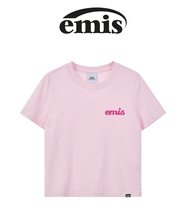 emis Tシャツ ピンクホワイト