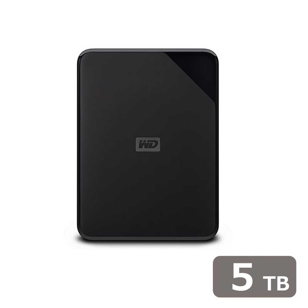 Western Digitalウエスタンデジタル USB 3.0対応 ポータブルハードディスク 5TB WDBJRT0050BBKJESE