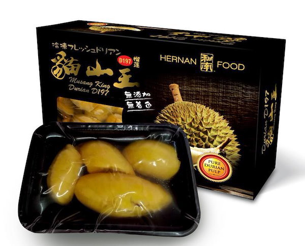 ドリアン 猫山王 榴蓮 durian マレーシア産 冷凍300g×3パック さんまの
