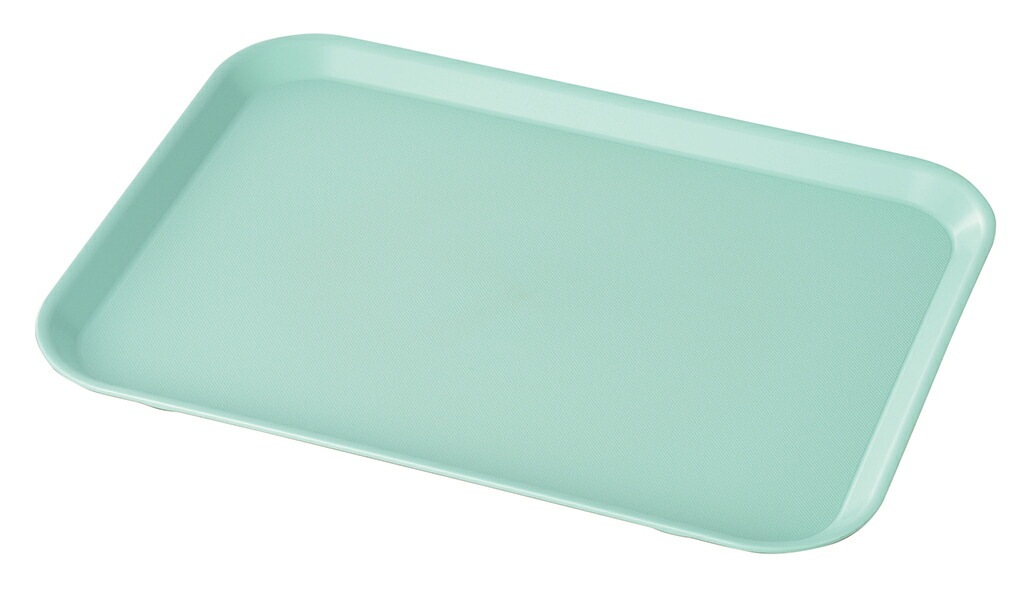 （まとめ買い）PPトレー 長角（大） アイスブルー 6106DBU [x3]