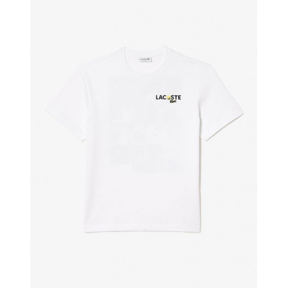 ラコステメンズコミックグラフィック T シャツ TH7363-54G 001
