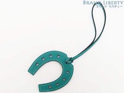 エルメス　パドック チャーム　馬蹄 パドック・ホースシュー チャーム 馬蹄型 ハバナ×エベンヌ ダーク